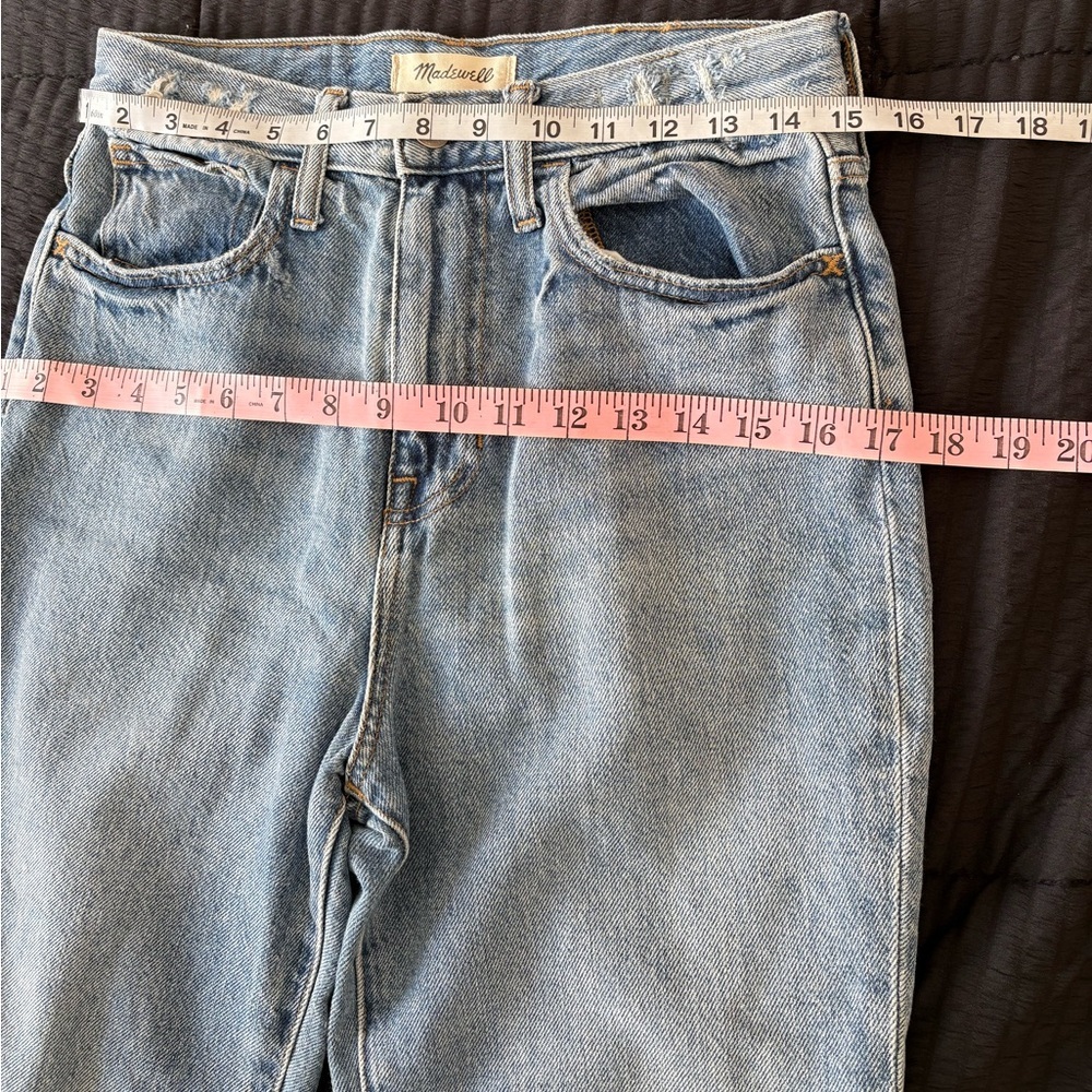 Madewell The Mom Jean in Melva Wash Size 25 - Picture 6 of 10
